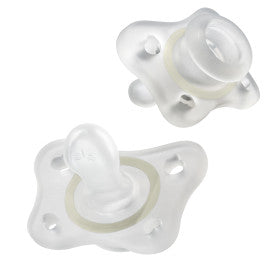 Chicco PhysioForma Glow in the Dark Mini Orthodontic Pacifier 2-6m 2pk