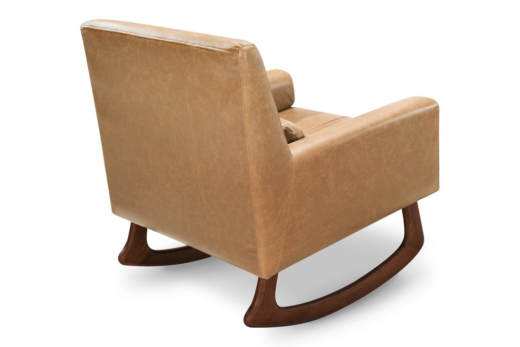 Nursery Works Sleepytime Rocker in Vegan Tan Leather