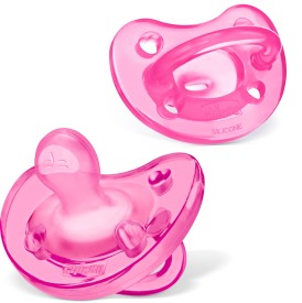 Chicco PhysioForma Silicone One-Piece Orthodontic Pacifier 0-6m 2pk